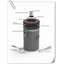 Contenant alimentaire en acier inoxydable pour grains de café