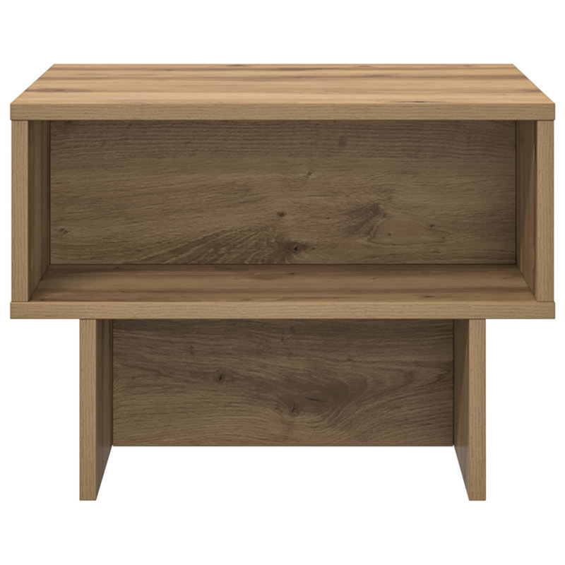 Coffee Table with Storage, 35cm. H x 48cm. L x 46cm. W, Artisan Oak