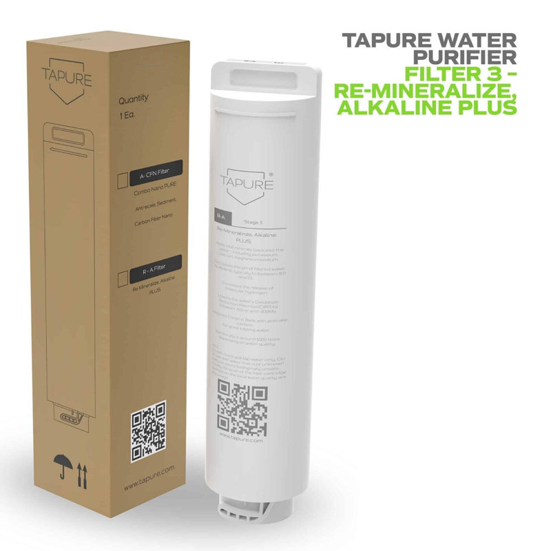 Premium and High-Efficiency TAPURE Water Purifier Filter 3 – Advanced RO Membrane Nano PURE Combo