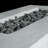 Rashid Concrete Outdoor Lipped Rectangle Fire Pit Table-735409518-735409504