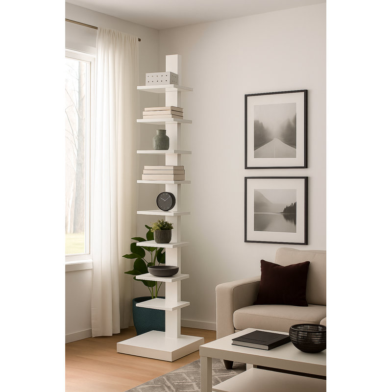 Waverley Ladder Bookcase, White