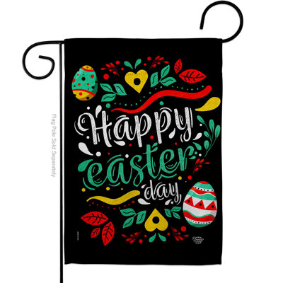 Double Sided Polyester Easter Garden Flag