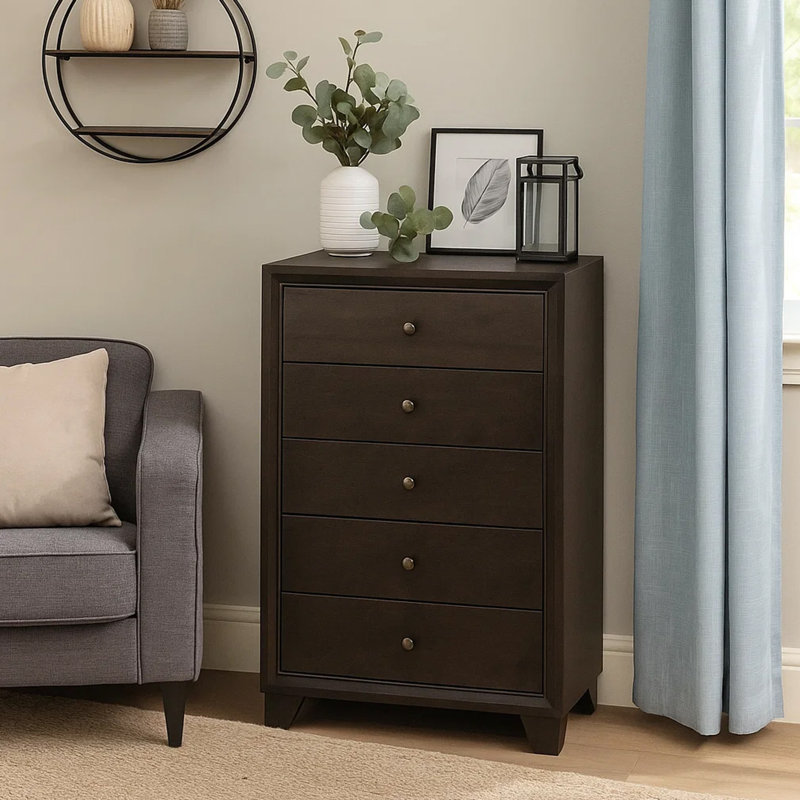 Commode 5 tiroirs Rilma