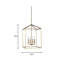 Lustre rectangulaire à 4 lumières Ellis-885785399-885785417-885785397