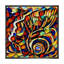 Abstrait, impression d'art mural moderne sur bois-51357353-51357335