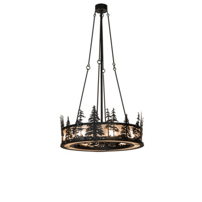 Tall Pines Outdoor Downrod Ceiling Fan