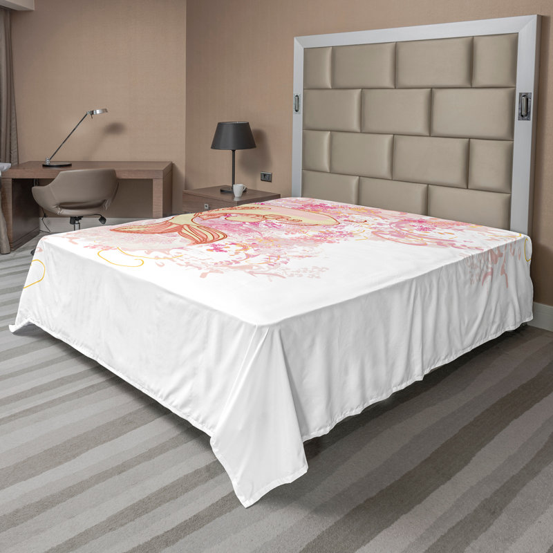 Drap plat Ambesonne, Drap plat pour très grand lit californien