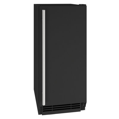 U-Line 15"W. 1 Class 55 Lb. Daily Production Clear Ice Machine - Black