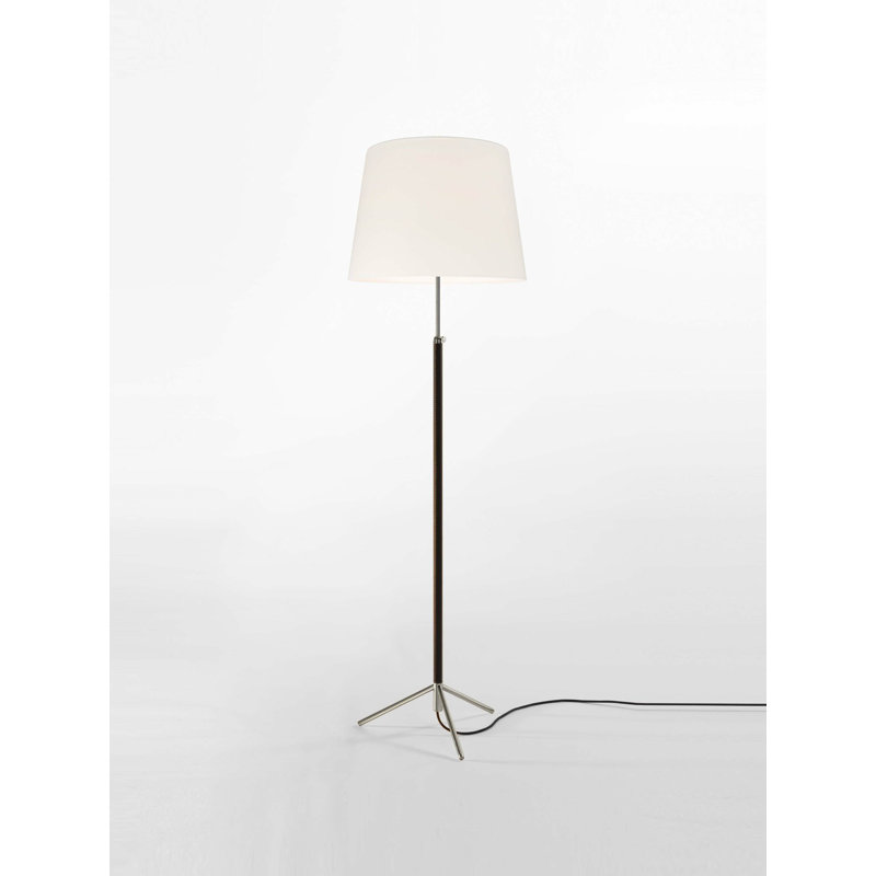 47.2" Traditional Floor Lamp, Chrome