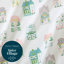 Lenox Printed 6-Piece Sheet Set, Folk Reindeer, Twin-1813001768-1813001769