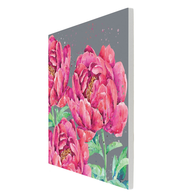 K.T.BENTLEY Traditional Plants & Flowers Wall Decor on Ceramic