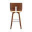 Chaise de bar pivotante en similicuir et bois massif-521204665-521204664