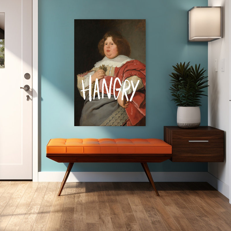 Art mural Hangry, H 48 po x l 32 po