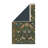 Dark Teal Bird & Bloom Arts And Crafts Area Rug