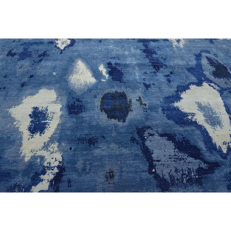 Oriental Hand Knotted Area Rug, Rectangle 10' x 14'