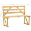 Freya Solid Wood Pine Outdoor Bench-424719777