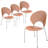 Kayahna 17.52'' H Metal Stacking Side Chair-753607608-772807562