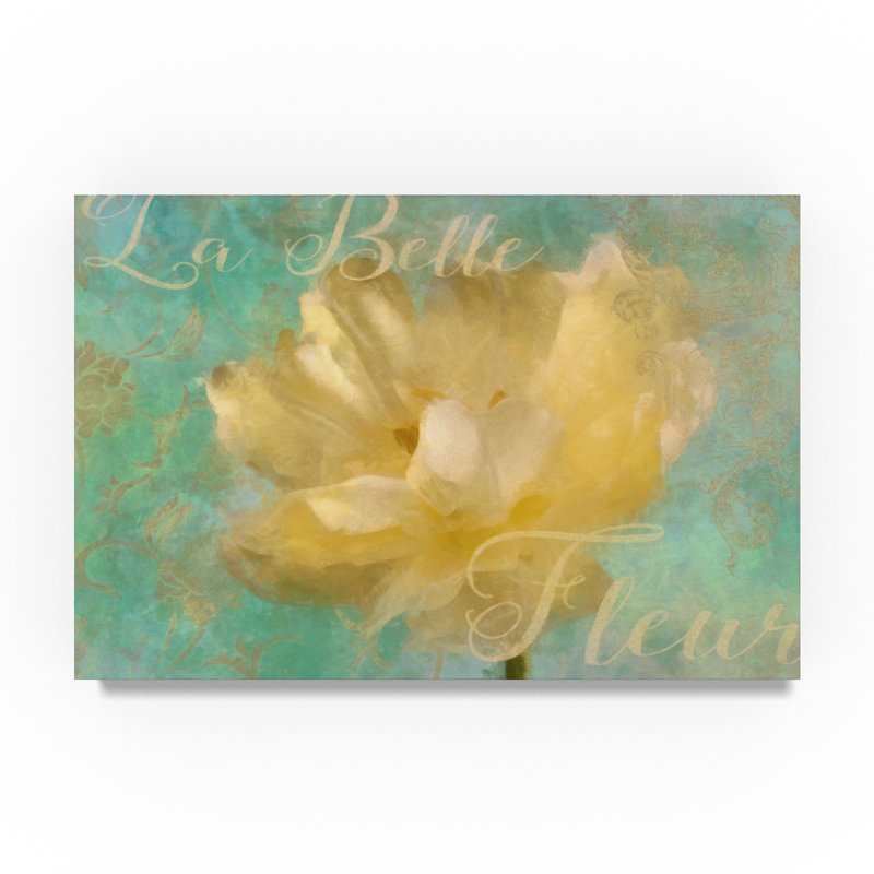 « la belle fleur ii », reproduction d’impression sur toile tendue, 16 po x 24 po