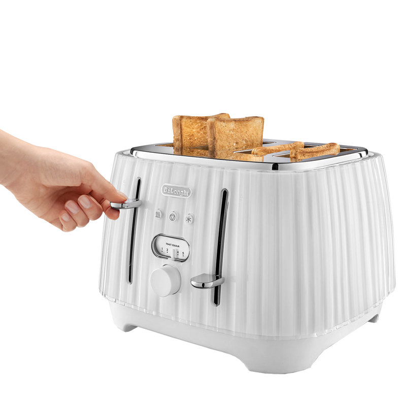  4 Slice Ballerina Toaster Laguna, White