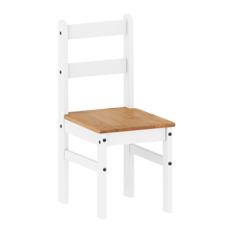 Chidester 2 -Person Solid Wood Dining Set, White