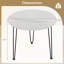 Table basse ronde avec plateau de table épaissi et pieds en métal-1745904912