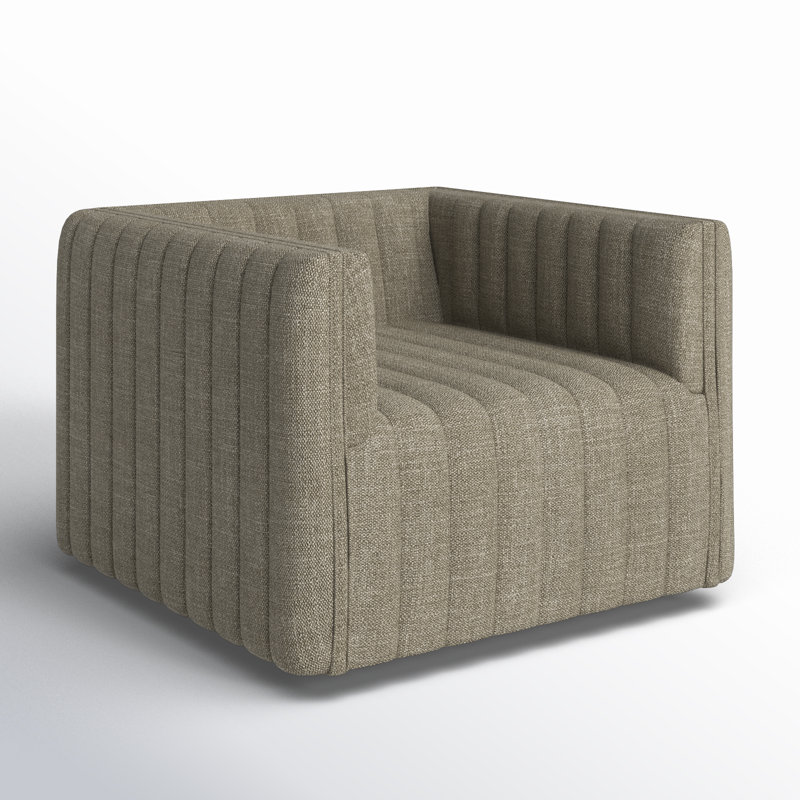 Augustine Outdoor Swivel Lounge Chair, Casa Gray