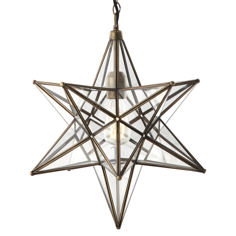 Ronan 1 - Light Antique Brass Single Pendant