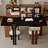 Black + Brown Rectangular Solid Wood desk-1099053954