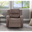 Fauteuil inclinable manuel moderne en similicuir