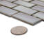 Hudson Subway White 11-3/4" x 12" Porcelain Mosaic Tile-1992958626