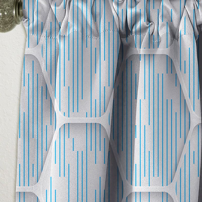 Rideau en lin / polyester, L 52 po x L 63 po