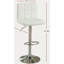 Ensemble de 2 tabourets de bar en similicuir blanc-118100701