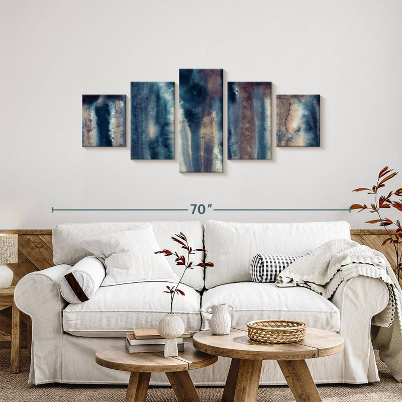 Abstract Batik, 24" H x 55" W