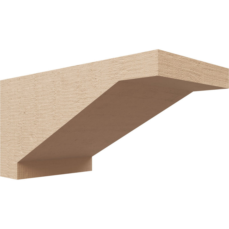 Bois de cèdre brut BurlingtonThane Corbel, apprêté brun clair Burlington, H 6 po x l 6 po x P 12 po