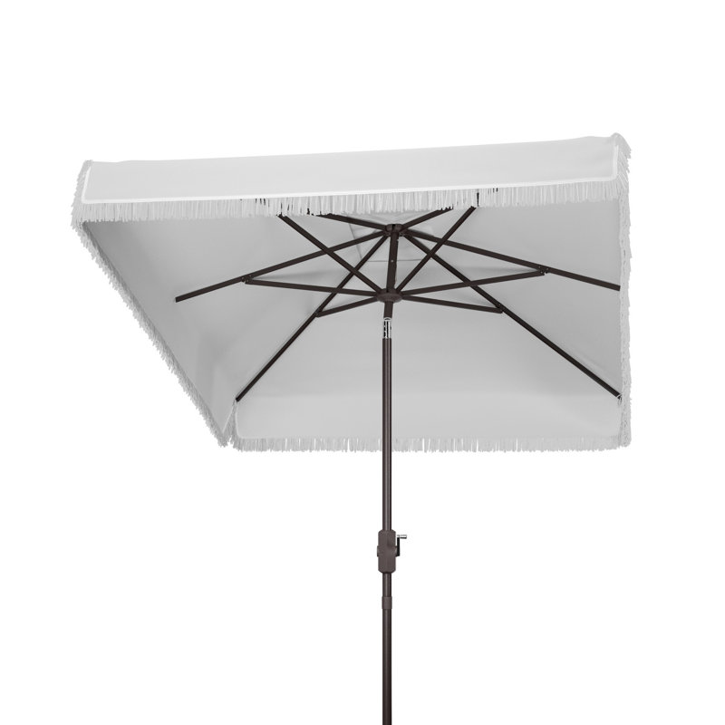 Parasol de marché carré 7,5 pi Keesee, Blanc