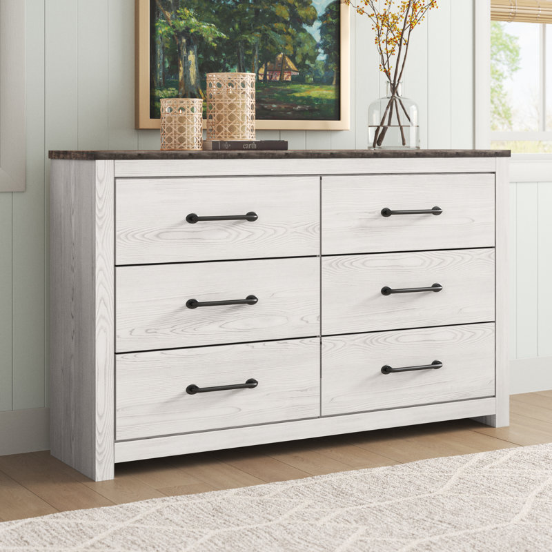 Commode double 6 tiroirs Zayla
