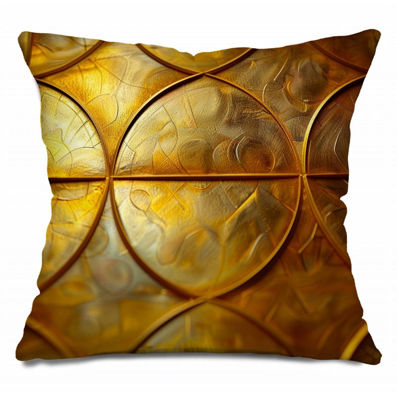 Tilework Throw Pillow, Surface  Pillows, 16"H x 16"W