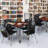 Romig Kee 100" L Breakroom Table and Chair Set-85728122-85728124-93833616
