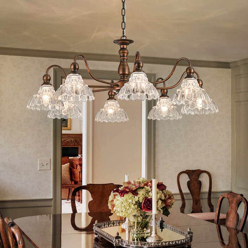 8 - Light Dimmable Chandelier