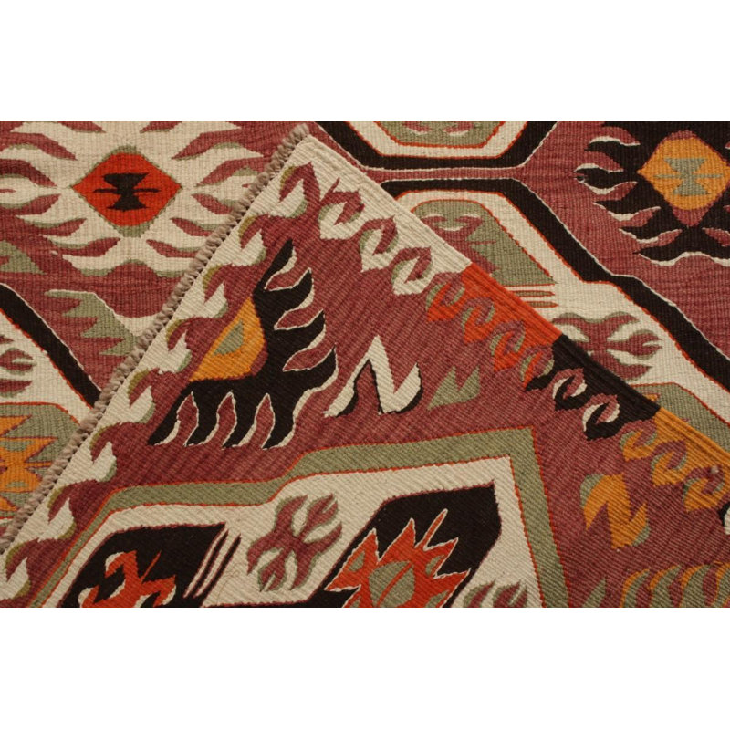 Hand Knotted Wool Area Rug