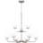 Sabeera 9 - Light Steel Dimmable Chandelier-1974838078