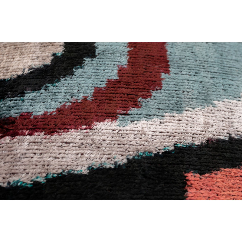 Abstract Velvet Throw Pillow