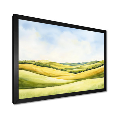 «Rolling Hills In The Prairies III», reproduction sur toile