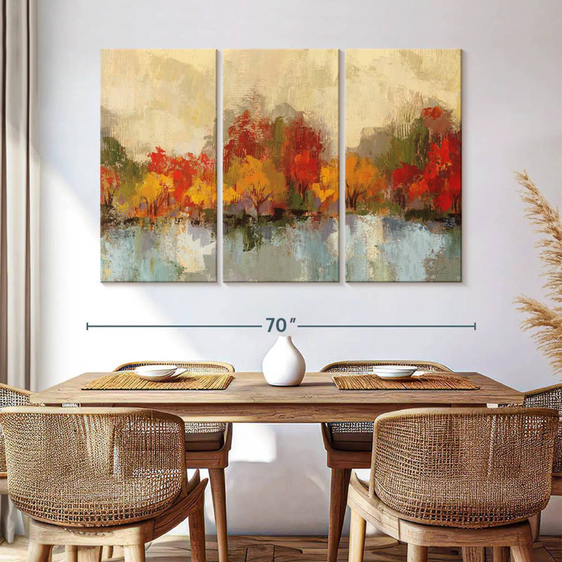 Avery Autumn River Reflection, 42" H x 65" W