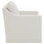 Fauteuil d'appoint pivotant beige Merced