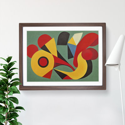 XH1022-7538X Rooster Abstract Vol.2 - Single Picture Frame Painting