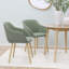 48cm H Premium Textured Woven Linen Upholstered Upholstered Back Armchair-669389314