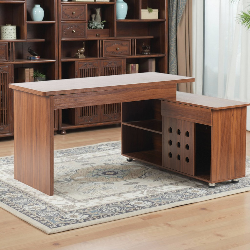 Bureau en L 55 po Mid-Century
