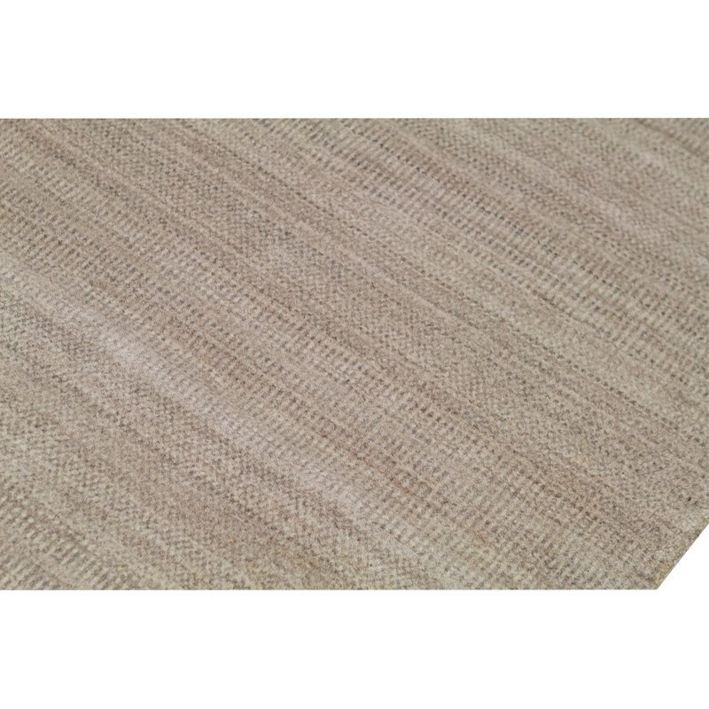 Wool Area Rug in Light Brown