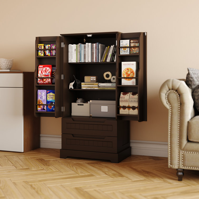 Elinna 48.4 Kitchen Pantry Winston Porter Finish: White